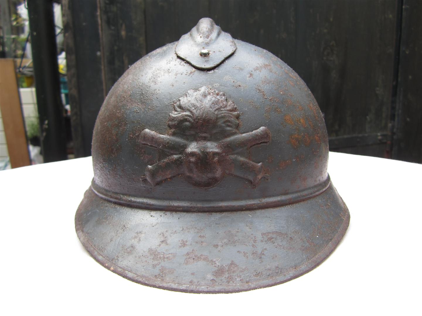 WW1 French Artillery Helmet
